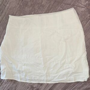 Princess Polly Cream Mini Skirt